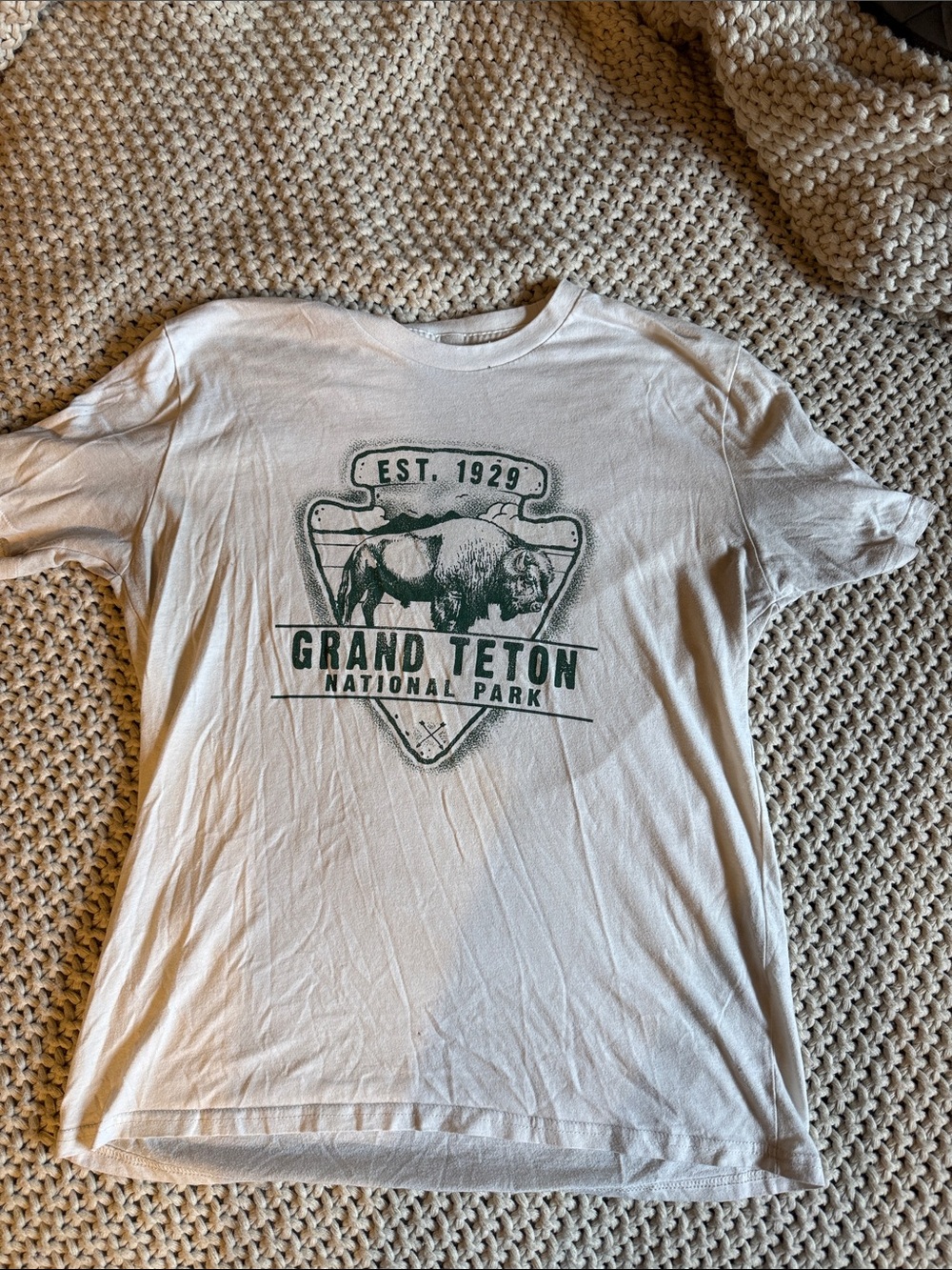 Grand Teton National Park White Graphic T-Shirt